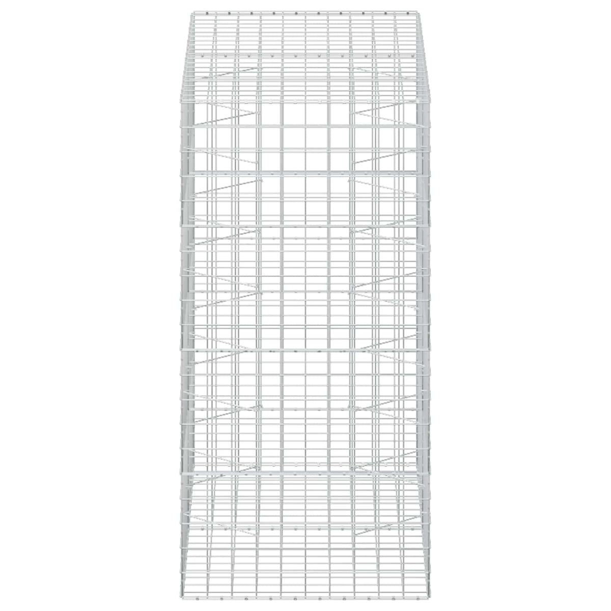Γκαμπιόν με σύρμα 5 mm και πλέγμα 10x10 cm 200x100x200 εκ