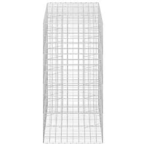 Γκαμπιόν με σύρμα 5 mm και πλέγμα 10x10 cm 250x100x200 εκ.