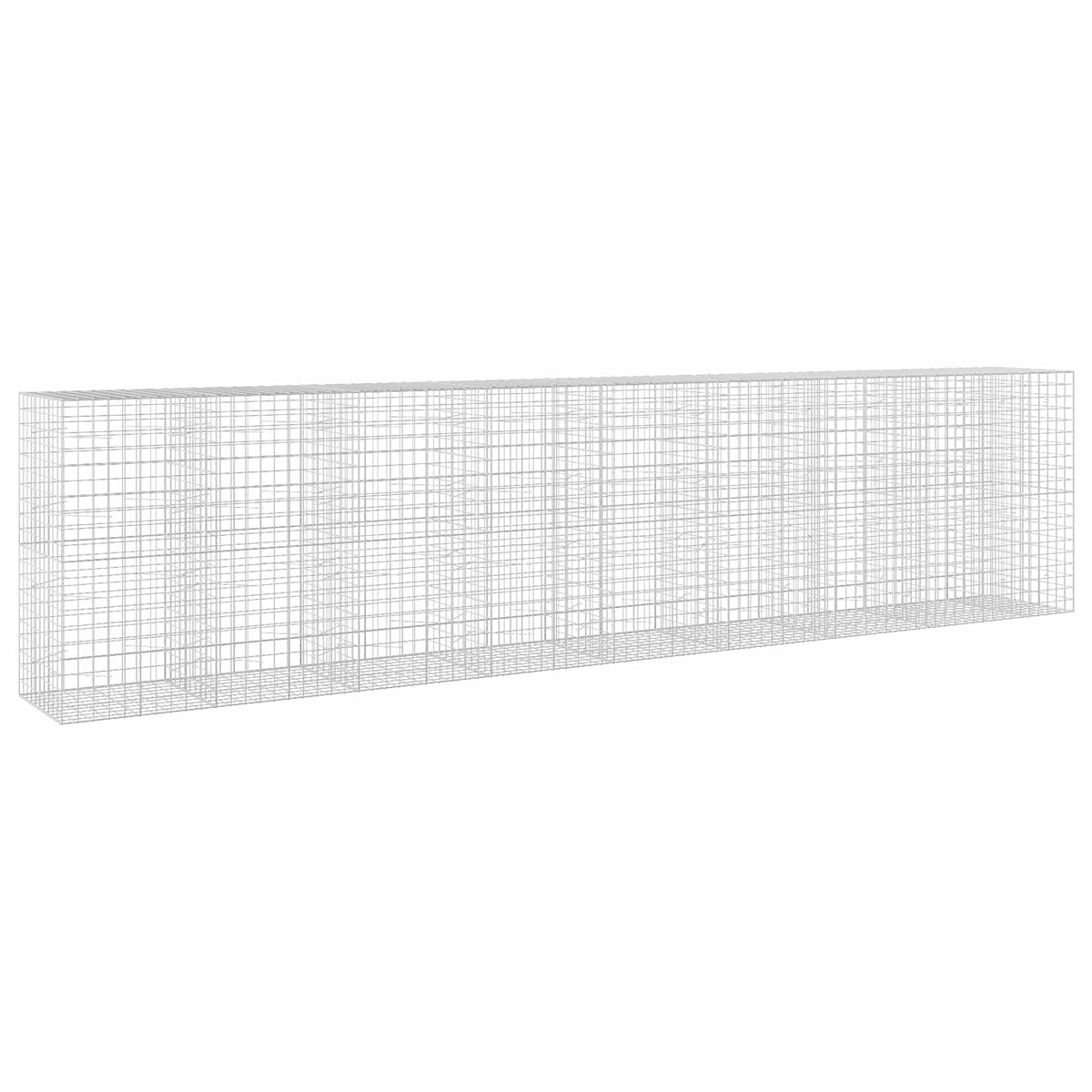 Γκαμπιόν με σύρμα 5 mm και πλέγμα 10x10 cm 850x100x200 εκ
