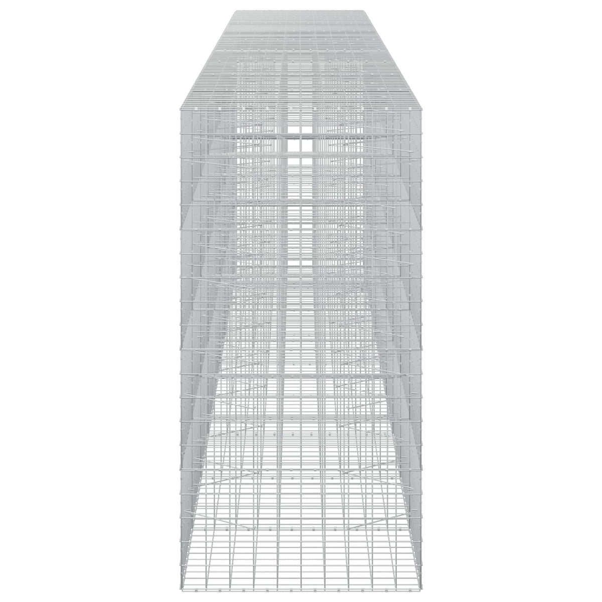 Γκαμπιόν με σύρμα 5 mm και πλέγμα 10x10 cm 900x100x200 εκ - Pakobazaar