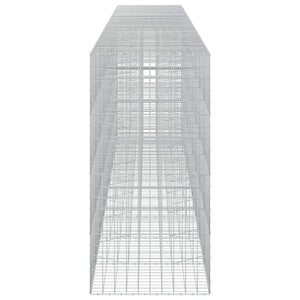 Γκαμπιόν με σύρμα 5 mm και πλέγμα 10x10 cm 900x100x200 εκ - Pakobazaar