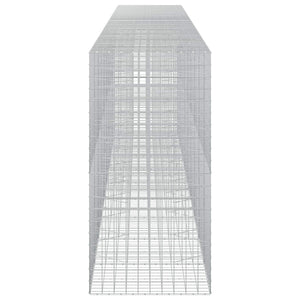 Γκαμπιόν με σύρμα 5 mm και πλέγμα 10x10 cm 950x100x200 εκ - Pakobazaar