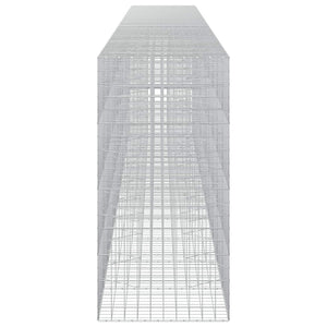 Γκαμπιόν με σύρμα 5 mm και πλέγμα 10x10 cm 1100x100x200 εκ