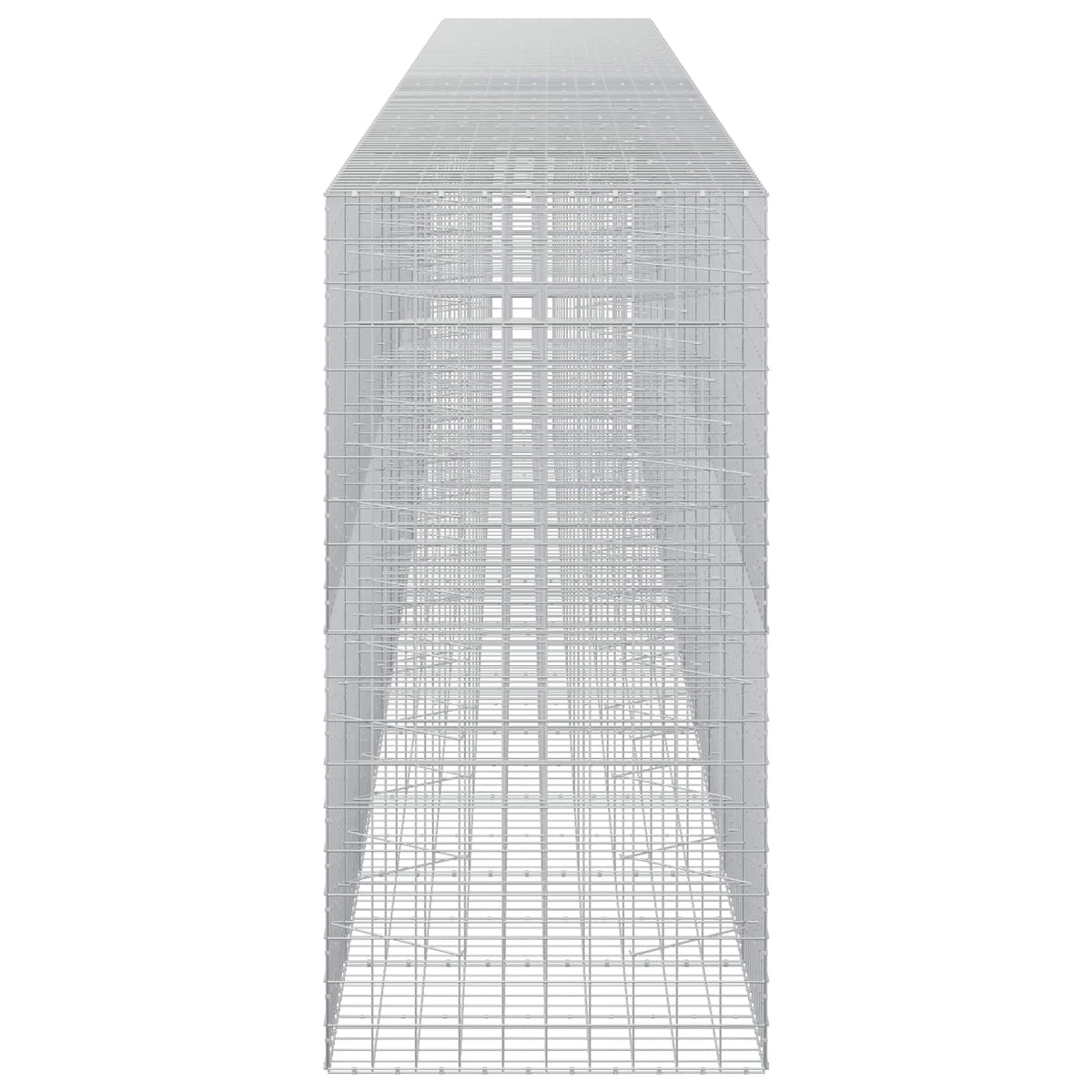 Γκαμπιόν με σύρμα 5 mm και πλέγμα 10x10 cm 1150x100x200 εκ - Pakobazaar