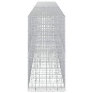 Γκαμπιόν με σύρμα 5 mm και πλέγμα 10x10 cm 1150x100x200 εκ - Pakobazaar