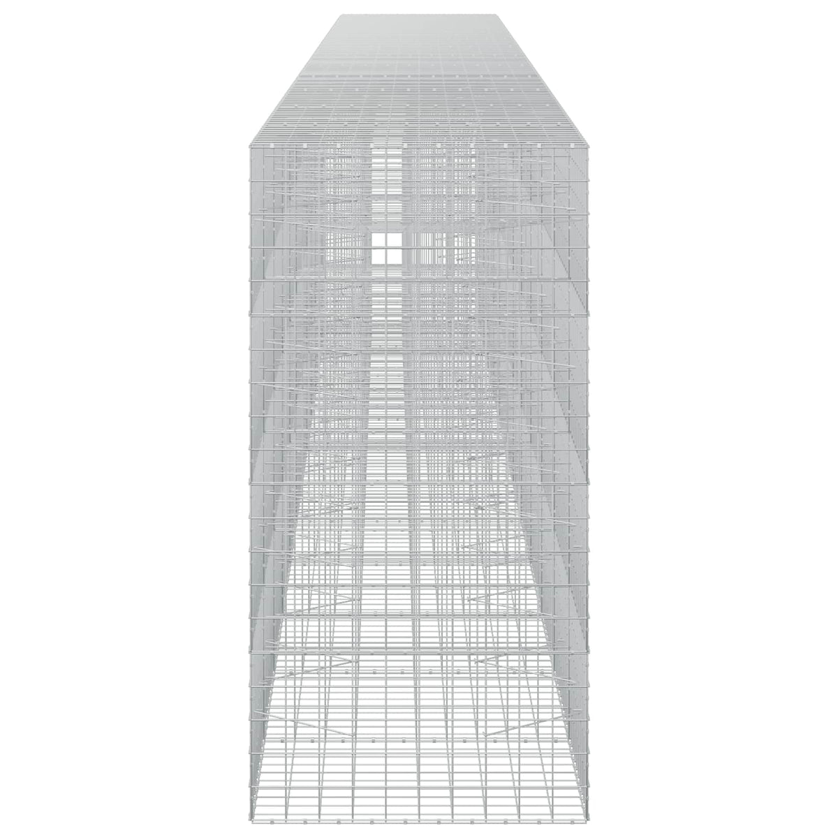 Γκαμπιόν με σύρμα 5 mm και πλέγμα 10x10 cm 1200x100x200 εκ.