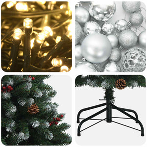Τεχνητό Χριστουγεννιάτικο Δέντρο Πράσινο με Μπάλα 120 εκ.