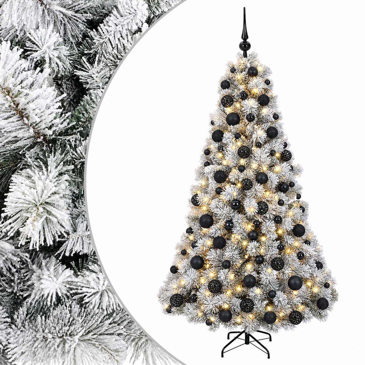Τεχνητό χριστουγεννιάτικο δέντρο με μπάλα 240 εκ. 300 LED