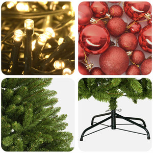 Τεχνητό χριστουγεννιάτικο δέντρο ανοιχτό πράσινο με μπάλα - Pakobazaar
