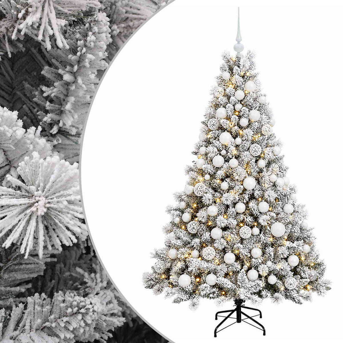 Τεχνητό Χριστουγεννιάτικο Δέντρο με Μπάλα 180 εκ. 300 LED