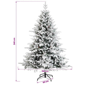 Τεχνητό χριστουγεννιάτικο δέντρο με μπάλα 240 εκ. 300 LED
