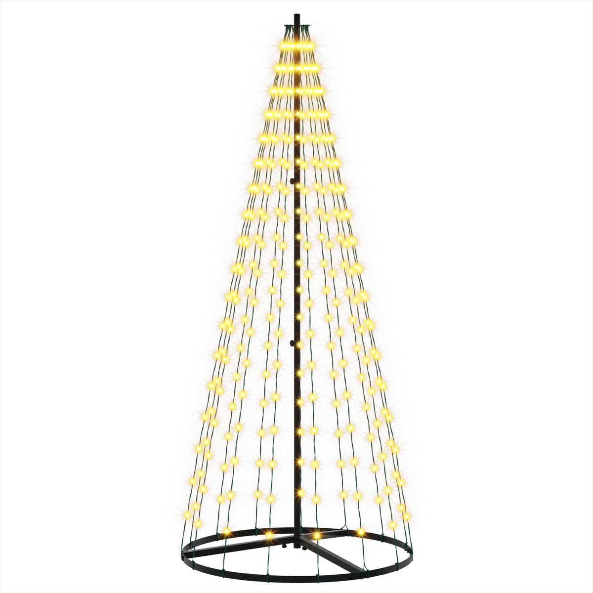 LED Χριστουγεννιάτικο Δέντρο 165 εκ. 270 LED Θερμό λευκό Σίδερο