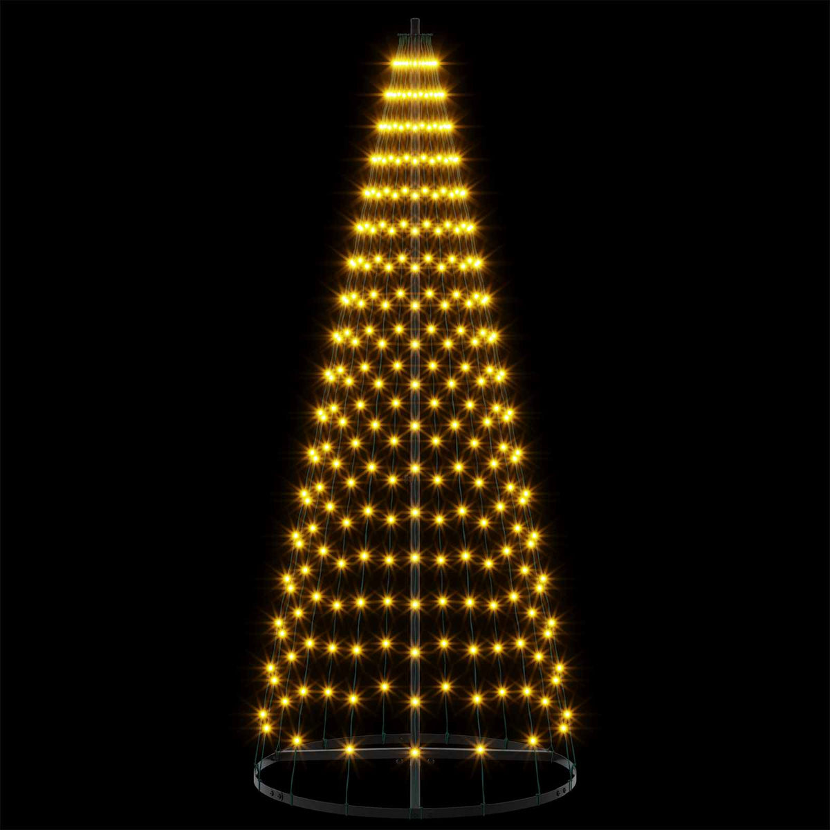 LED Χριστουγεννιάτικο Δέντρο 165 εκ. 270 LED Θερμό λευκό Σίδερο