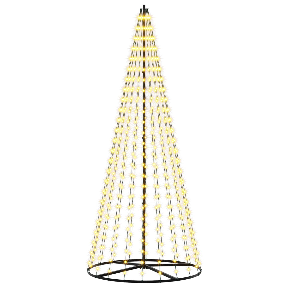 LED Χριστουγεννιάτικο Δέντρο 235 εκ. 500 LED Θερμό λευκό Σίδερο