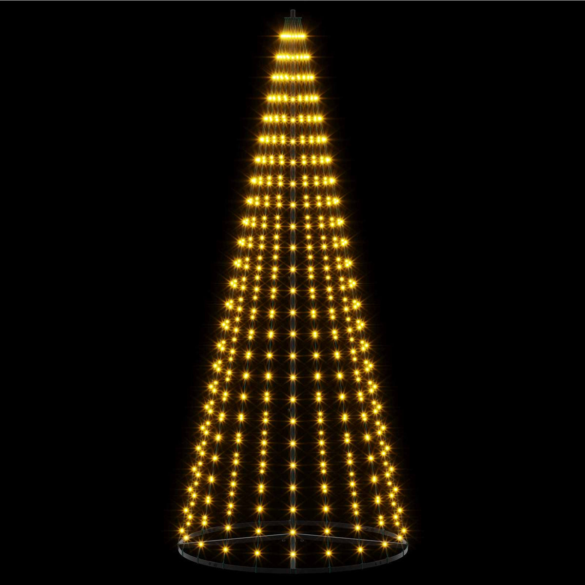 LED Χριστουγεννιάτικο Δέντρο 235 εκ. 500 LED Θερμό λευκό Σίδερο