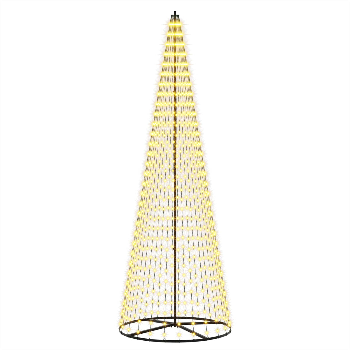 LED Χριστουγεννιάτικο Δέντρο 285 εκ. 744 LED Θερμό λευκό Σίδερο