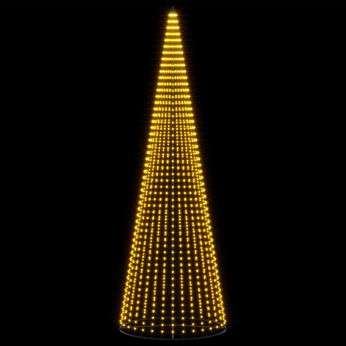LED Χριστουγεννιάτικο Δέντρο 485 εκ. 1632 LED Θερμό λευκό