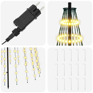 LED Χριστουγεννιάτικο Δέντρο 235 εκ. 500 LED Θερμό λευκό Σίδερο