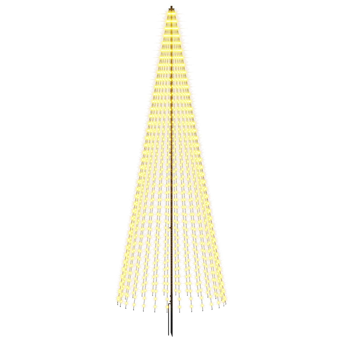 LED Χριστουγεννιάτικο Δέντρο 385 εκ. 1148 LED Θερμό λευκό