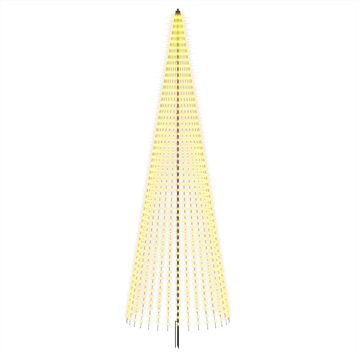 LED Χριστουγεννιάτικο Δέντρο 485 εκ. 1632 LED Θερμό λευκό