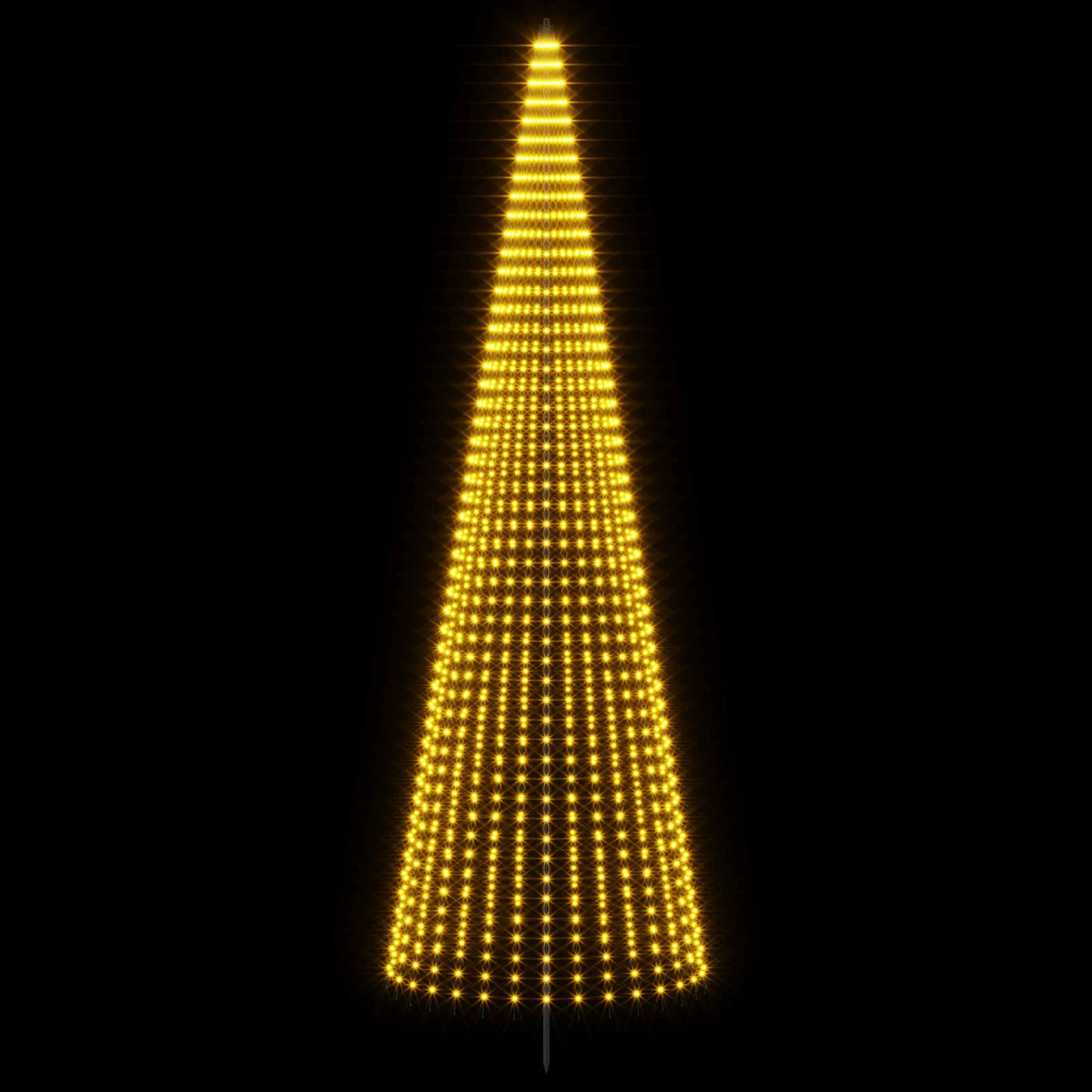 LED Χριστουγεννιάτικο Δέντρο 485 εκ. 1632 LED Θερμό λευκό