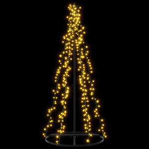 LED Χριστουγεννιάτικο Δέντρο 165 εκ. 540 LED Θερμό λευκό Ατσάλι