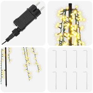 LED Χριστουγεννιάτικο Δέντρο 235 εκ. 1000 LED Θερμό λευκό