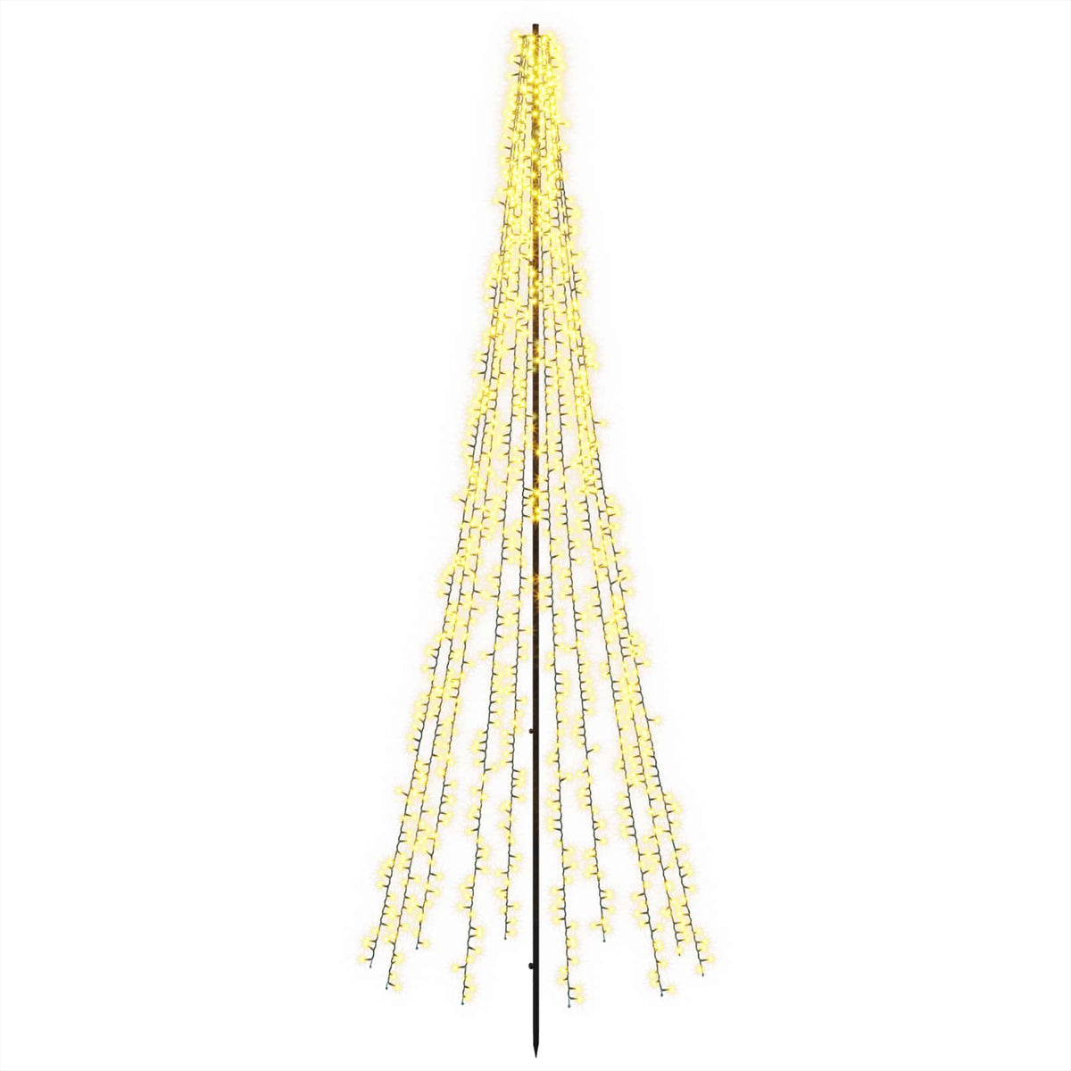 LED Χριστουγεννιάτικο Δέντρο 285 εκ. 1550 LED Θερμό λευκό