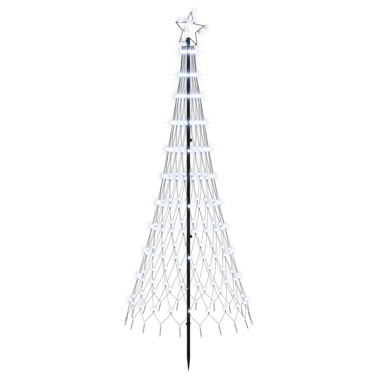 LED Χριστουγεννιάτικο Δέντρο 180 εκ. 230 LED Ψυχρό λευκό Σίδερο