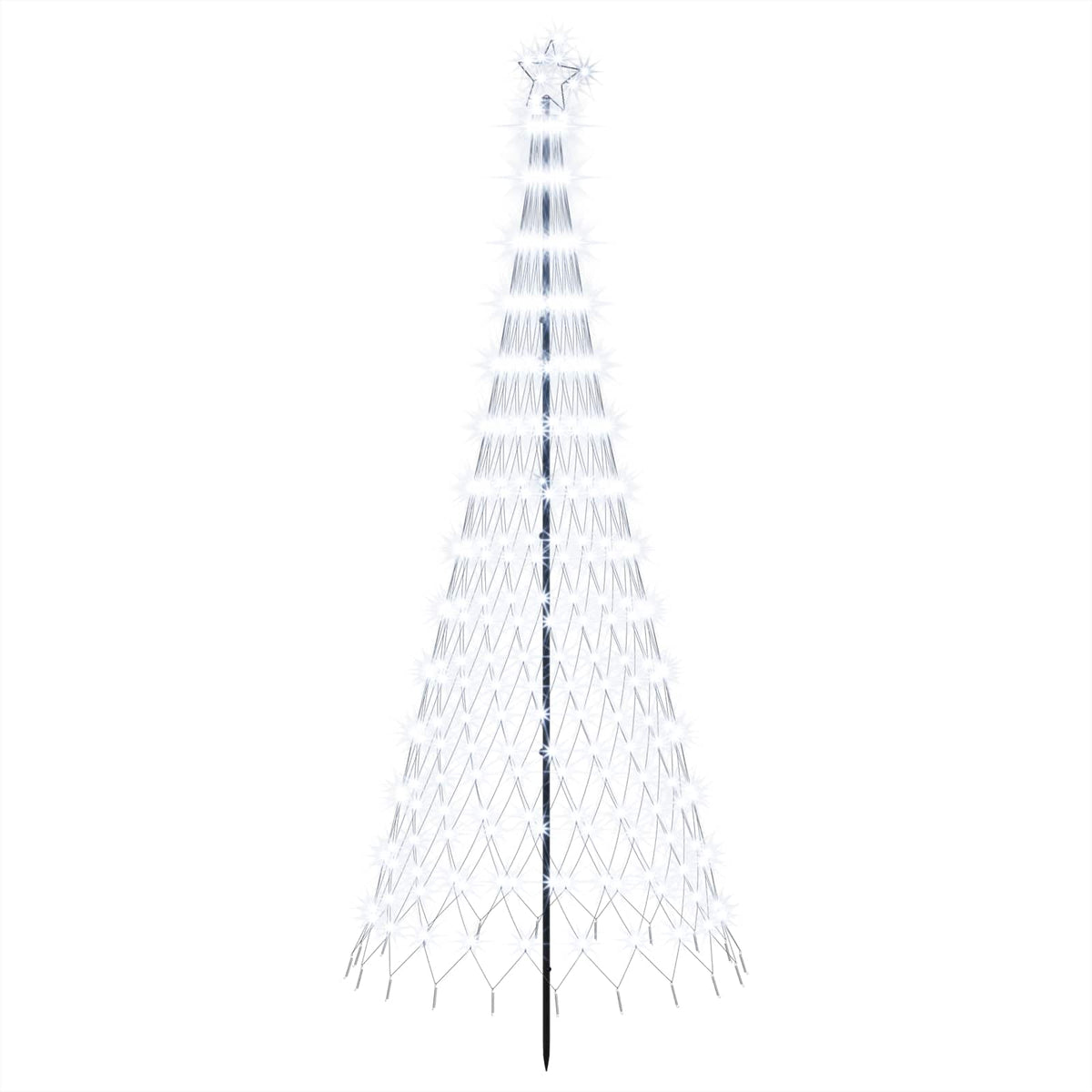 LED Χριστουγεννιάτικο Δέντρο 250 εκ. 290 LED Ψυχρό λευκό Σίδερο
