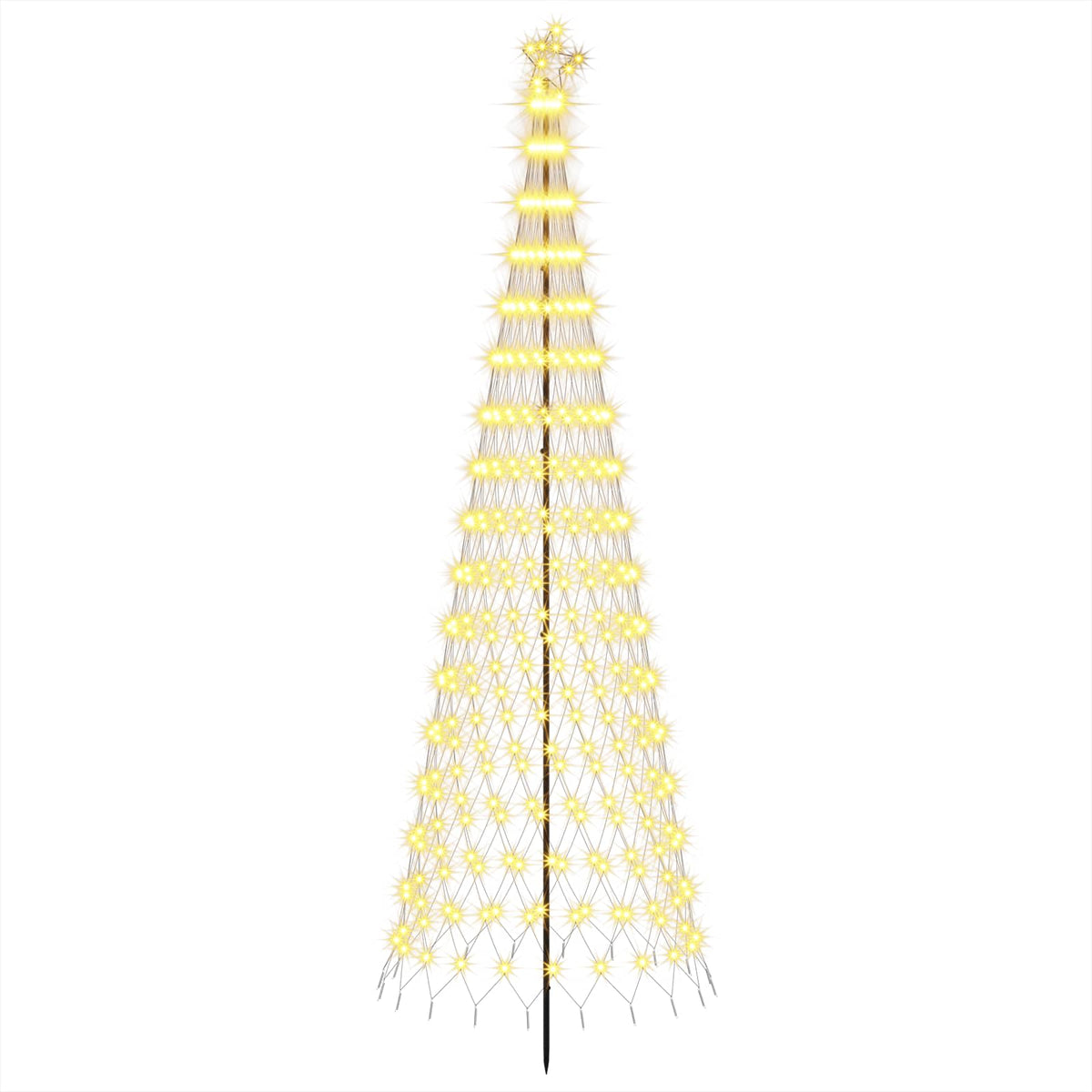 LED Χριστουγεννιάτικο Δέντρο 300 εκ. 350 LED Θερμό λευκό Σίδερο
