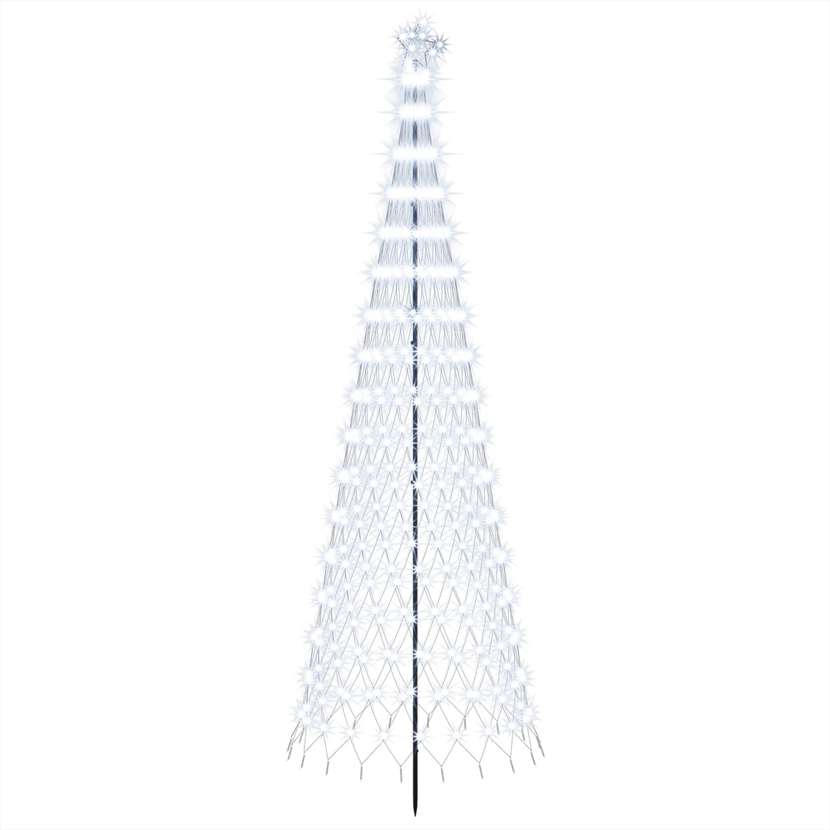 LED Χριστουγεννιάτικο Δέντρο 300 εκ. 350 LED Ψυχρό λευκό Σίδερο