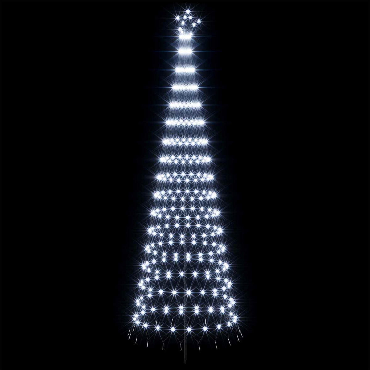 LED Χριστουγεννιάτικο Δέντρο 300 εκ. 350 LED Ψυχρό λευκό Σίδερο