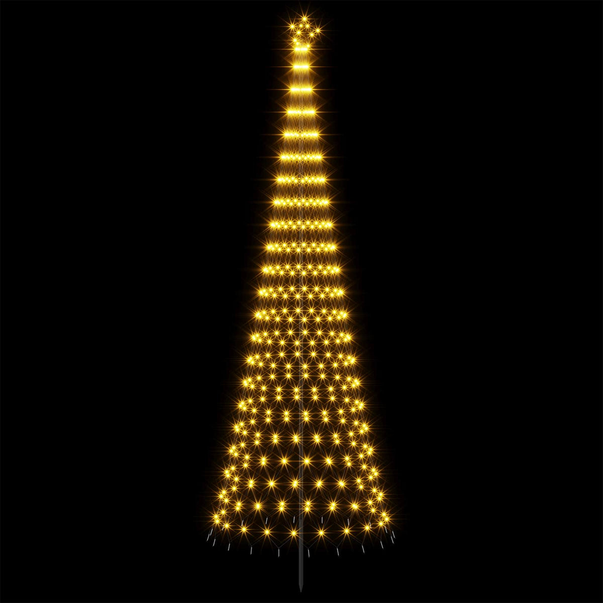 LED Χριστουγεννιάτικο Δέντρο 400 εκ. 450 LED Θερμό λευκό Σίδερο