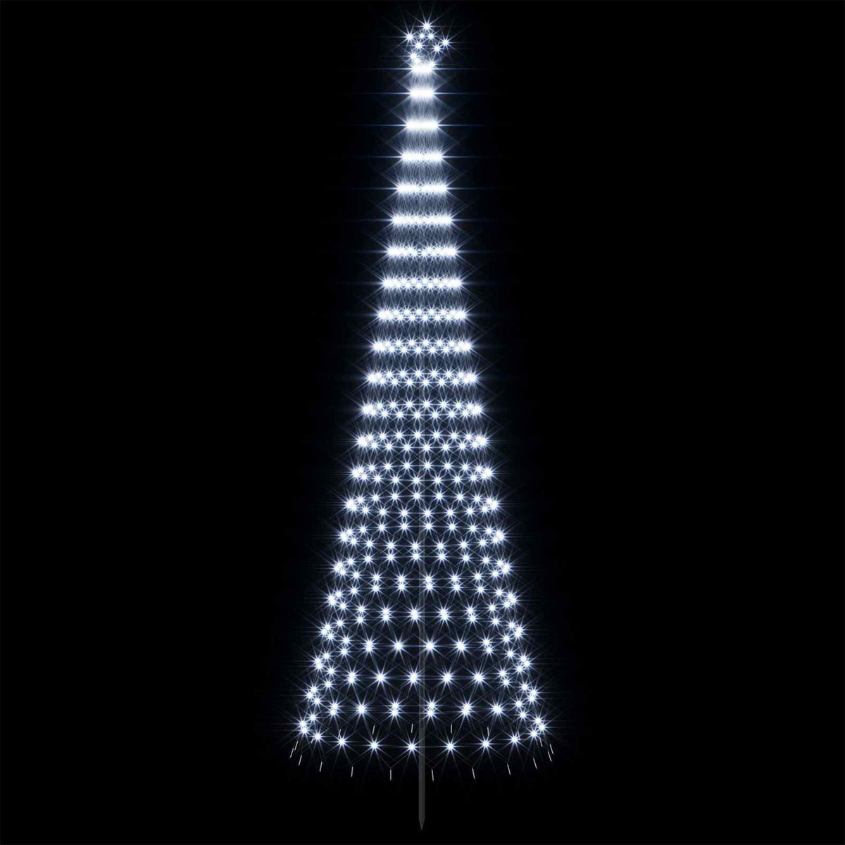 LED Χριστουγεννιάτικο Δέντρο 400 εκ. 450 LED Ψυχρό λευκό Σίδερο