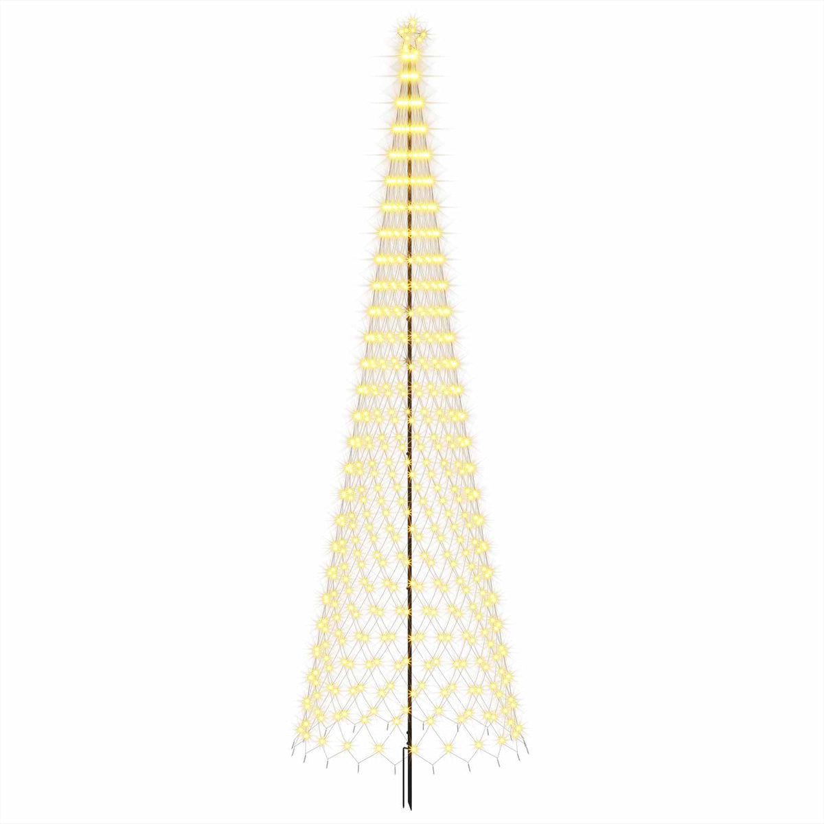 LED Χριστουγεννιάτικο Δέντρο 500 εκ. 550 LED Θερμό λευκό Σίδερο