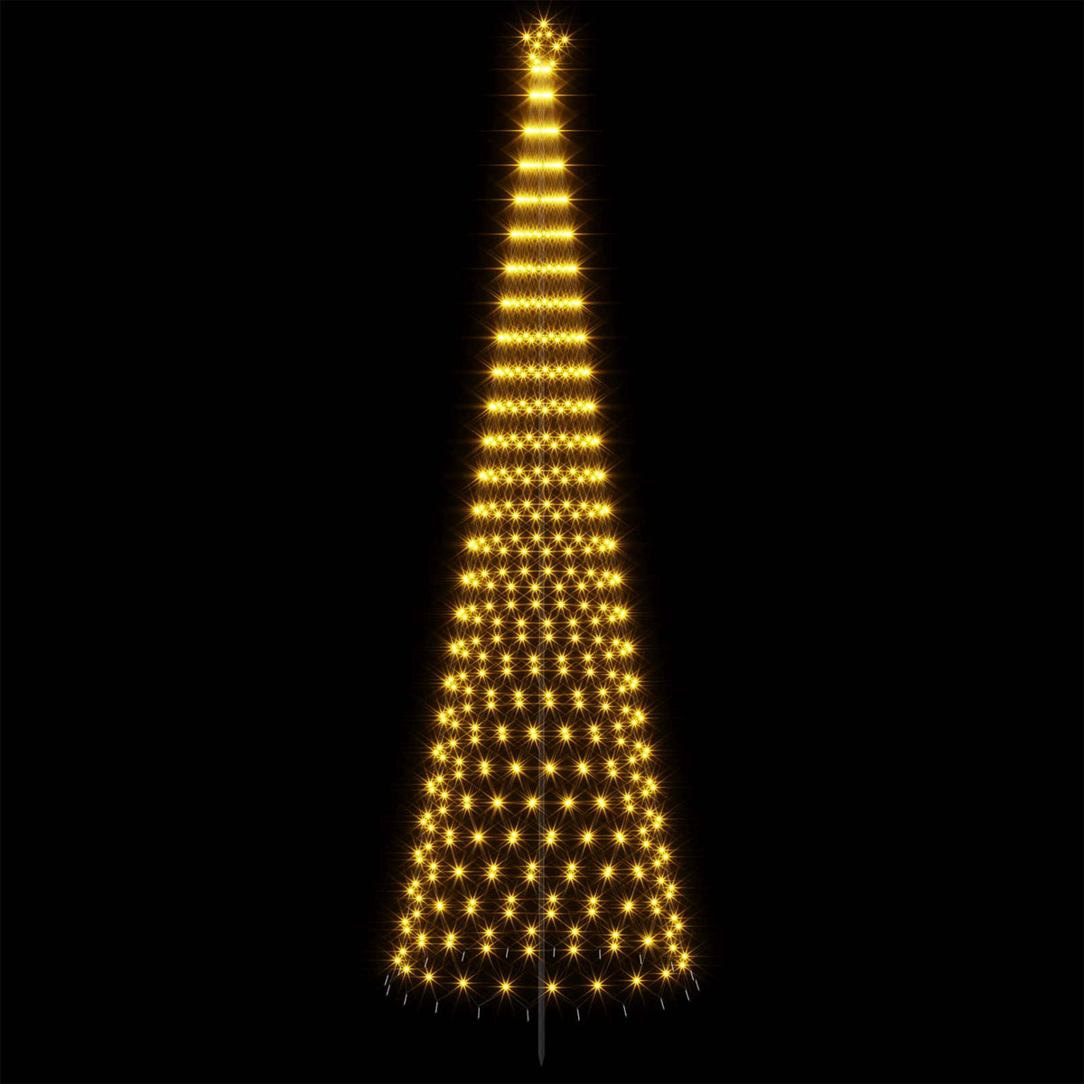 LED Χριστουγεννιάτικο Δέντρο 500 εκ. 550 LED Θερμό λευκό Σίδερο