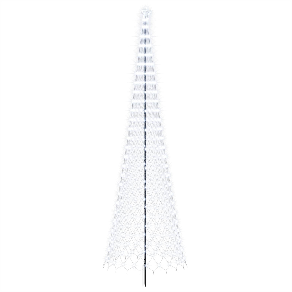 LED Χριστουγεννιάτικο Δέντρο 500 εκ. 550 LED Ψυχρό λευκό Σίδερο