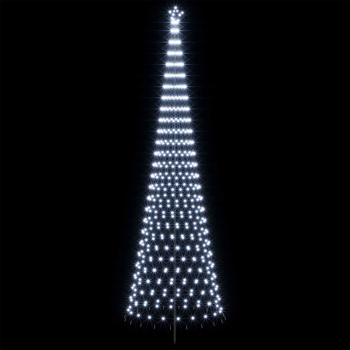 LED Χριστουγεννιάτικο Δέντρο 500 εκ. 550 LED Ψυχρό λευκό Σίδερο