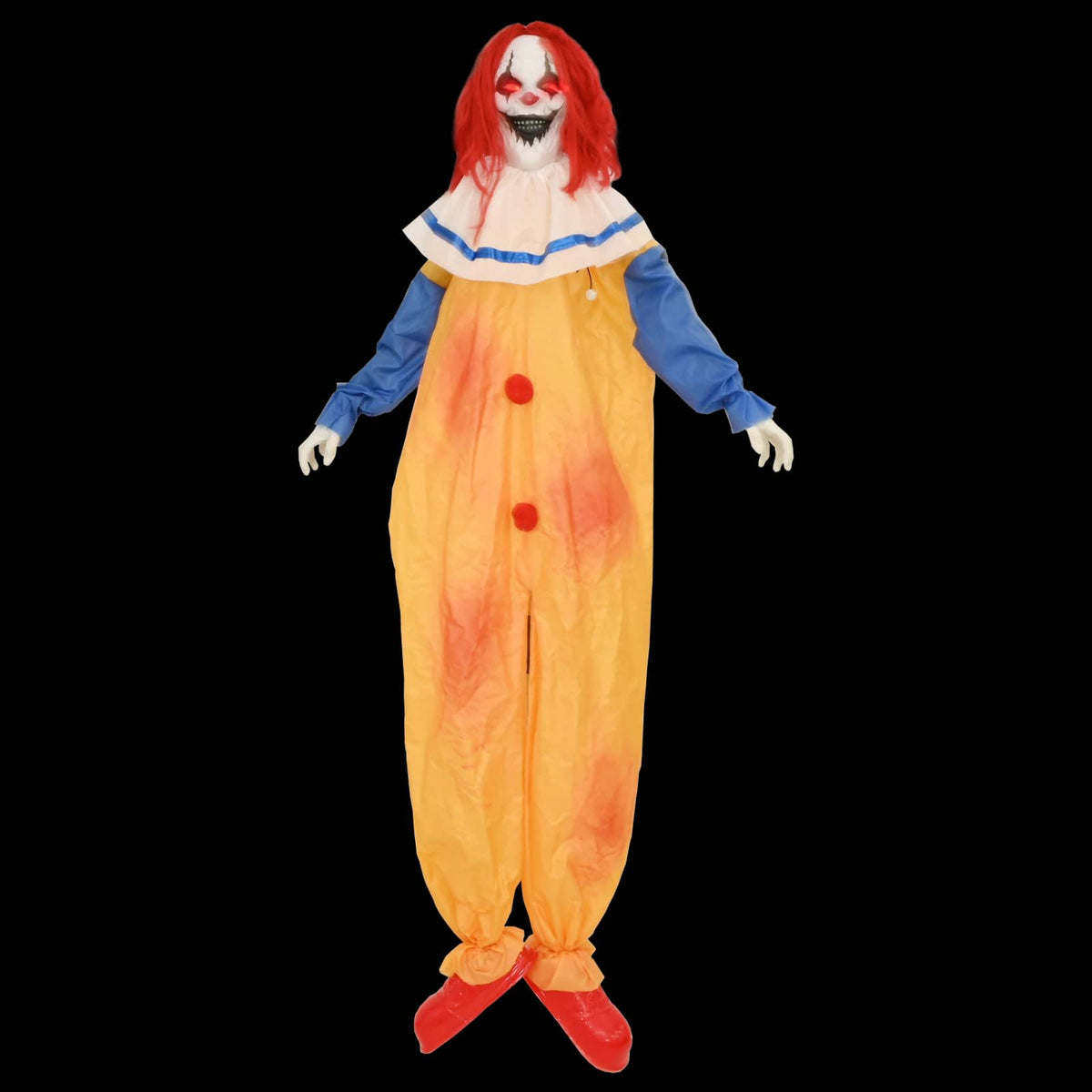 Τρομακτικός κλόουν Halloween SPOOKA Κίτρινο και Μπλε - Pakobazaar