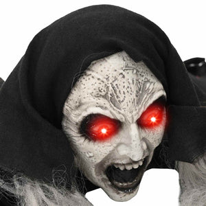 Διακόσμηση Halloween Ζόμπι SPOOKA Μαύρο 41 x 130 x 24 εκ. - Pakobazaar