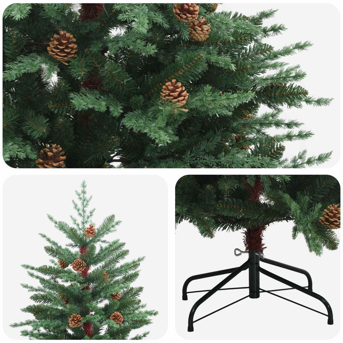 Τεχνητό Χριστουγεννιάτικο Δέντρο με Άξονα 180 εκ. ατσάλι - Pakobazaar