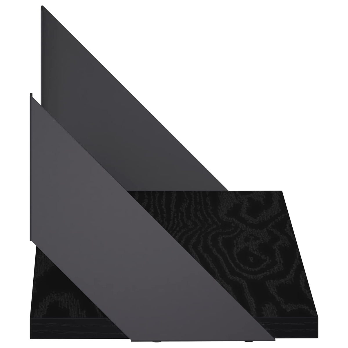 Ράφια Τοίχου 4 τμχ. Μαύρη Δρυς 50 x 20 x 17 cm - Pakobazaar