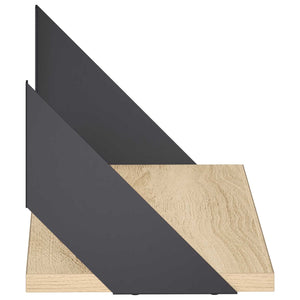Ράφια Τοίχου 4 τμχ. Sonoma Δρυς 50 x 20 x 17 cm - Pakobazaar