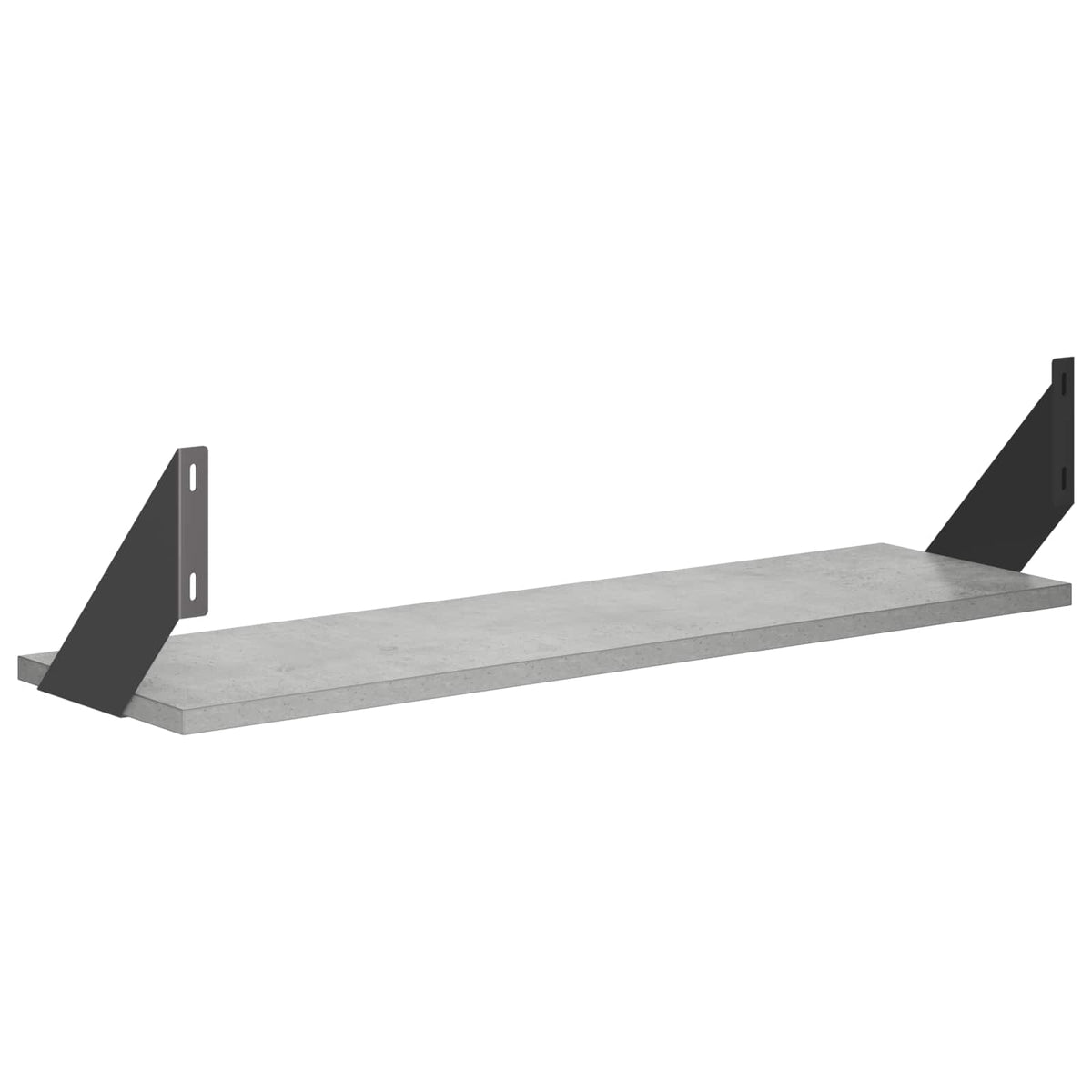 Ράφια Τοίχου 4 τμχ. Γκρι Σκυροδέματος 70 x 20 x 17 cm - Pakobazaar