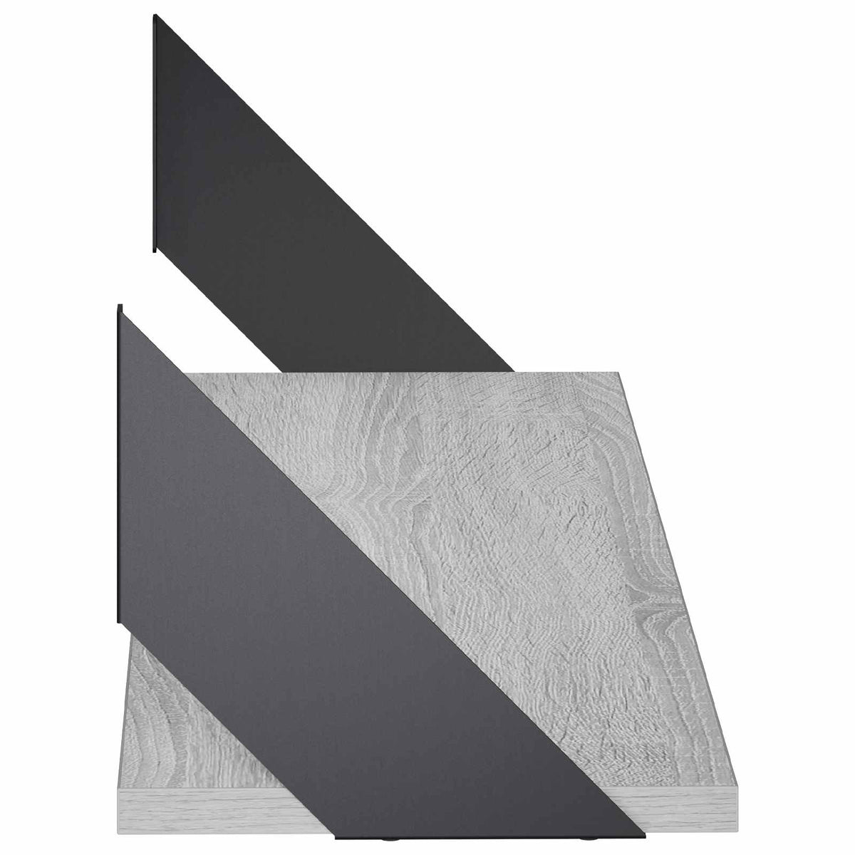 Ράφια Τοίχου 4 τμχ. Γκρι Sonoma 80 x 20 x 17 cm