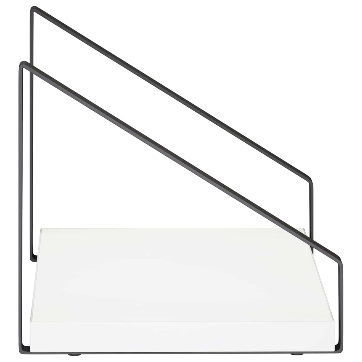 Ράφια Τοίχου 2 τμχ. Λευκό 30 x 16 x 15,5 cm