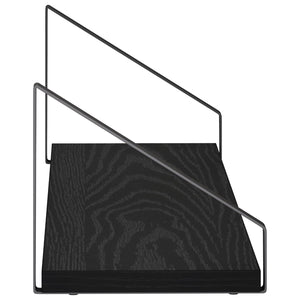 Ράφια Τοίχου 4 τμχ. Μαύρη Δρυς 60 x 16 x 15,5 cm