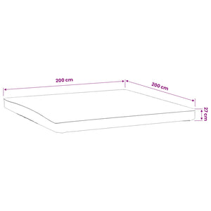 Προστατευτικό στρώματος 2 τμχ. 200 x 200 cm Αδιάβροχο Λευκό - Pakobazaar