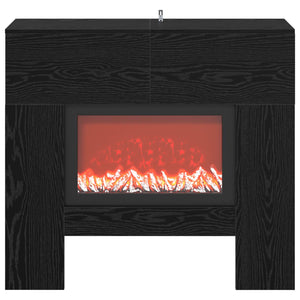 Ηλεκτρικό τζάκι Μαύρη Δρυς 100 x 24,5 x 90 cm - Pakobazaar